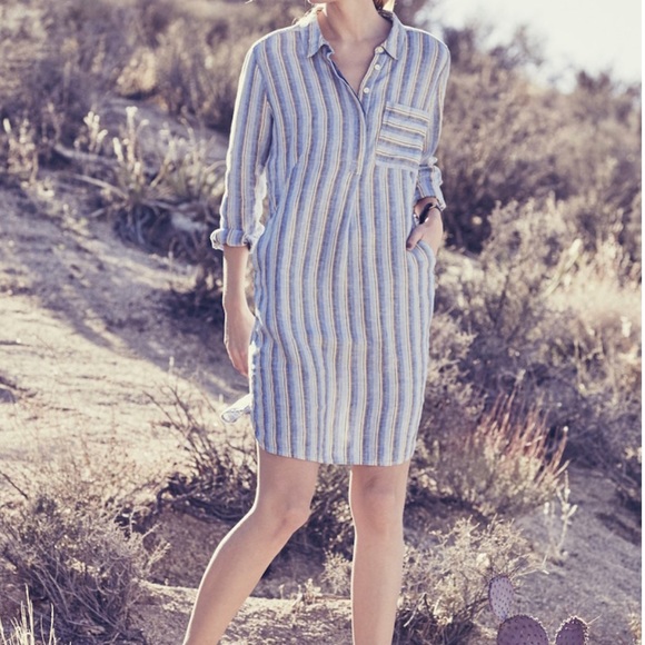 caslon linen dress